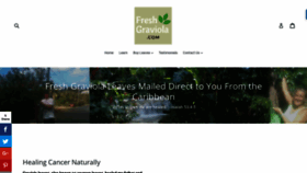 What Freshgraviola.com website looked like in 2019 (4 years ago)