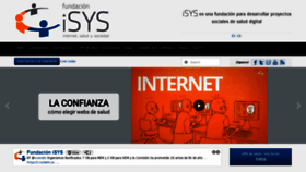 What Fundacionisys.org website looked like in 2019 (4 years ago)