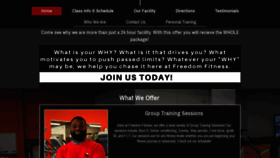 What Freedomfitnessclub.com website looked like in 2019 (4 years ago)