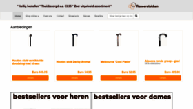 What Flaneerstokken.nl website looked like in 2019 (4 years ago)