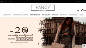 What Fancyfashion.pl website looked like in 2019 (4 years ago)