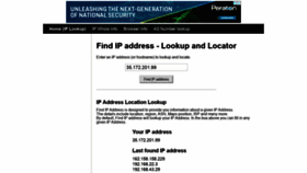 What Findip-address.com website looked like in 2019 (4 years ago)