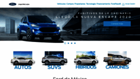 What Ford.mx website looked like in 2019 (4 years ago)