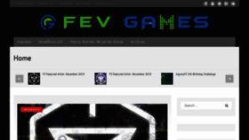 What Fevgames.net website looked like in 2019 (4 years ago)