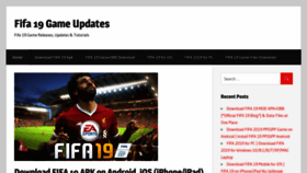 What Fifa19apk.com website looked like in 2019 (4 years ago)