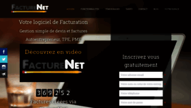 What Facturenet.fr website looked like in 2019 (4 years ago)