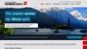 What Fahnenfabrik.at website looked like in 2019 (4 years ago)