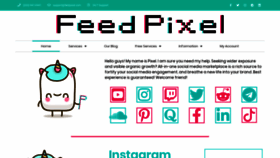 What Feedpixel.com website looked like in 2019 (4 years ago)