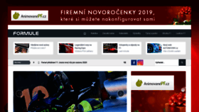 What Formule.cz website looked like in 2019 (4 years ago)
