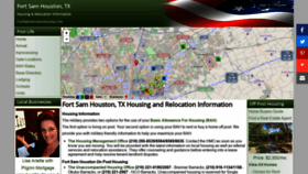 What Fortsamhoustonhousing.com website looked like in 2019 (4 years ago)