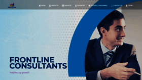 What Frontlineconsultant.in website looked like in 2019 (4 years ago)
