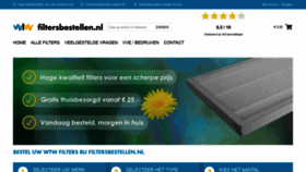 What Filtersbestellen.nl website looked like in 2019 (4 years ago)