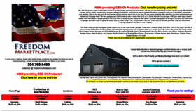 What Freedommarketplace.com website looked like in 2019 (4 years ago)