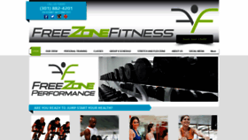 What Freezonefitness.com website looked like in 2019 (4 years ago)