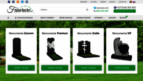 What Funerare.md website looked like in 2019 (4 years ago)