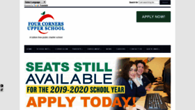 What Fourcornersupperschool.org website looked like in 2019 (4 years ago)