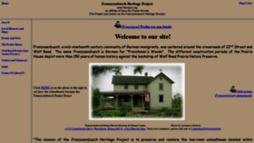 What Fhproject.org website looked like in 2019 (4 years ago)