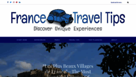 What Francetraveltips.com website looked like in 2019 (4 years ago)