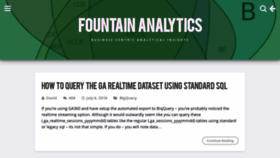 What Fountainanalytics.com website looked like in 2019 (4 years ago)