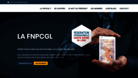 What Fnpcgl.fr website looked like in 2019 (5 years ago)