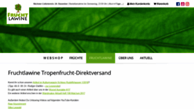 What Fruchtlawine.de website looked like in 2019 (4 years ago)