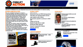 What Forktruckaction.com website looked like in 2019 (4 years ago)