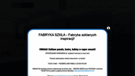 What Fabrykaszkla24.pl website looked like in 2019 (4 years ago)
