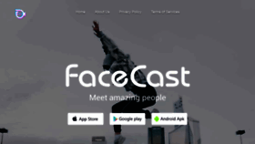 What Facecast.live website looked like in 2019 (4 years ago)
