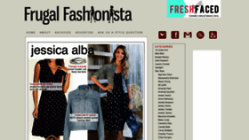 What Frugal-fashionistas.com website looked like in 2019 (4 years ago)