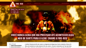 What Fire-red.com.br website looked like in 2019 (4 years ago)
