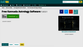 What Free-kannada-astrology-software.soft112.com website looked like in 2019 (4 years ago)