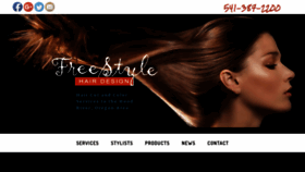 What Freestylehairdesign.us website looked like in 2019 (4 years ago)
