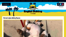 What Floridaenglishbulldogrescue.com website looked like in 2019 (4 years ago)