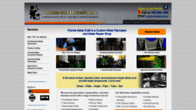 What Floridametalcraft.com website looked like in 2019 (4 years ago)