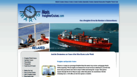 What Freightercruises.com website looked like in 2019 (4 years ago)
