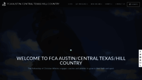 What Fcaaustin.org website looked like in 2019 (4 years ago)