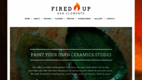 What Firedupsanclemente.com website looked like in 2019 (4 years ago)