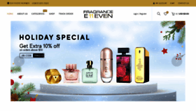 What Fragrance11.com website looked like in 2019 (4 years ago)
