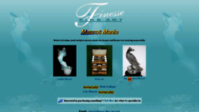 What Finesse-fine-art.com website looked like in 2019 (4 years ago)