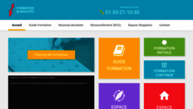 What Formationburalistes.fr website looked like in 2019 (5 years ago)