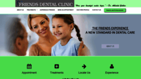 What Friendsdentalclinic.com website looked like in 2019 (4 years ago)