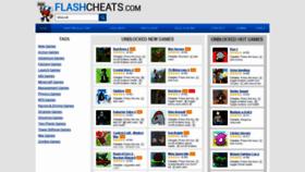 What Flashcheats.com website looked like in 2019 (4 years ago)