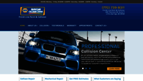 What Finishlineautocollision.com website looked like in 2019 (4 years ago)