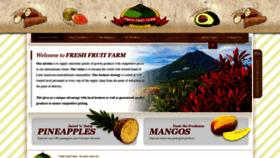 What Freshfruitfarm.com website looked like in 2019 (4 years ago)