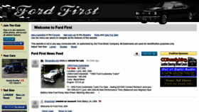 What Fordfirst.com website looked like in 2019 (4 years ago)