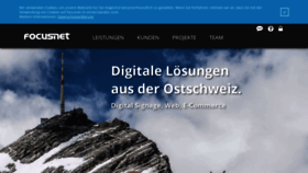 What Focusnet.ch website looked like in 2019 (4 years ago)