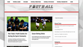 What Footballpredictionstips.com website looked like in 2019 (4 years ago)