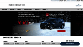 What Fillbackchevy.com website looked like in 2019 (4 years ago)