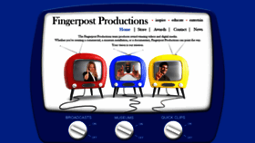 What Fingerpostproductions.com website looked like in 2019 (4 years ago)