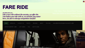What Fareride1.com website looked like in 2019 (4 years ago)